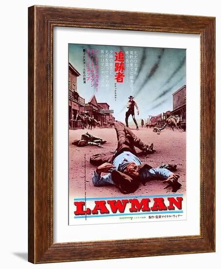 Japanese Movie Poster - Lawman-null-Framed Giclee Print