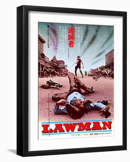 Japanese Movie Poster - Lawman-null-Framed Giclee Print