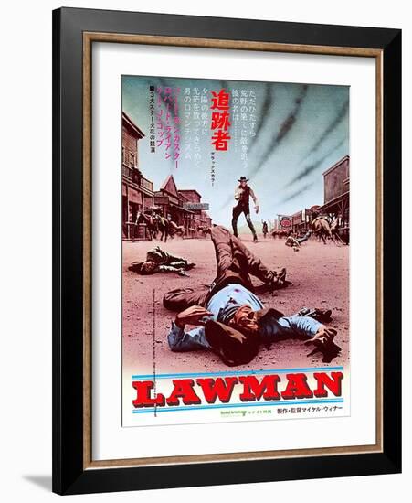 Japanese Movie Poster - Lawman-null-Framed Giclee Print