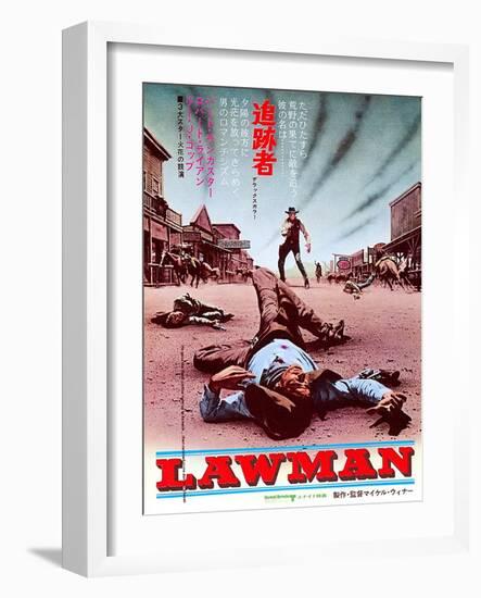 Japanese Movie Poster - Lawman-null-Framed Giclee Print