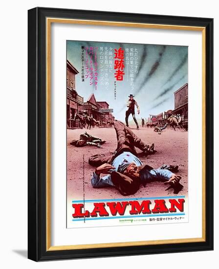 Japanese Movie Poster - Lawman-null-Framed Giclee Print