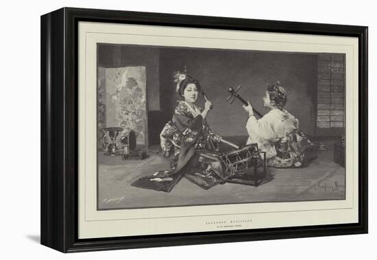 Japanese Musicians-null-Framed Premier Image Canvas