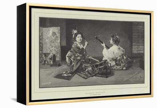 Japanese Musicians-null-Framed Premier Image Canvas