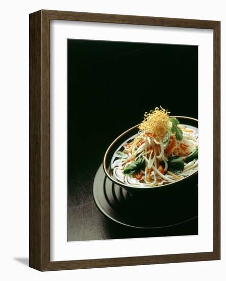 Japanese Noodle Soup (Miso Udon) with Fried Ginger-Frank Wieder-Framed Photographic Print