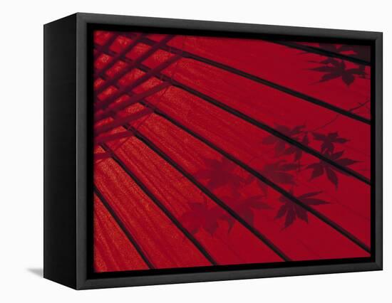 Japanese Red Umbrella, Japan-Rex Butcher-Framed Premier Image Canvas