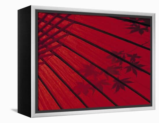 Japanese Red Umbrella, Japan-Rex Butcher-Framed Premier Image Canvas