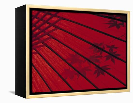 Japanese Red Umbrella, Japan-Rex Butcher-Framed Premier Image Canvas