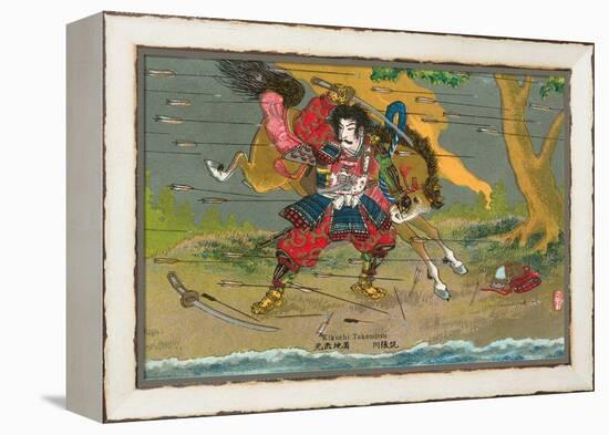 Japanese Samurai, Kikuchi Temitsu-null-Framed Stretched Canvas