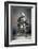 Japanese Samurai Warrior in Full Costume with Weapons, C.1880s-null-Framed Giclee Print