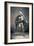 Japanese Samurai Warrior in Full Costume with Weapons, C.1880s-null-Framed Giclee Print