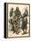 Japanese Samurai Warriors in Full Armor-null-Framed Premier Image Canvas