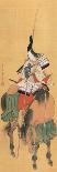 Female Samurai Warrior Tomoe Gozen-Japanese School-Giclee Print