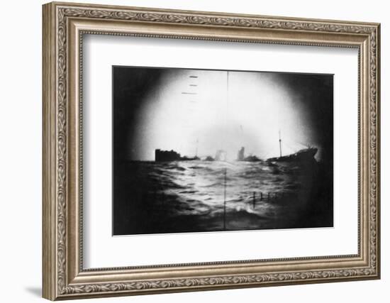 Japanese Ship Sinking-null-Framed Photographic Print