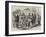 Japanese Soldiers in European Costume at Yokohama-null-Framed Giclee Print