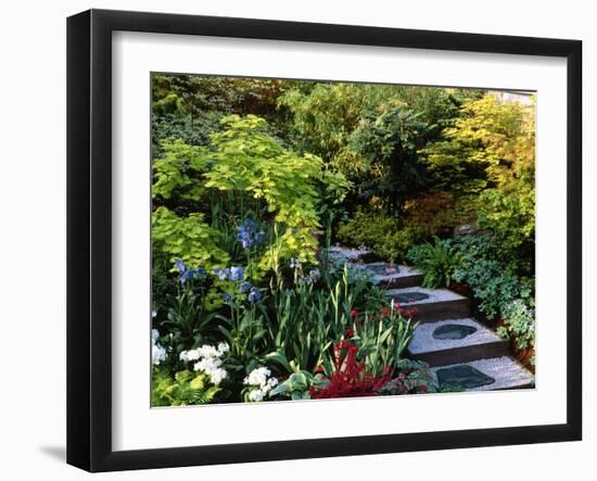 Japanese Style Garden-Vaughan Fleming-Framed Photographic Print