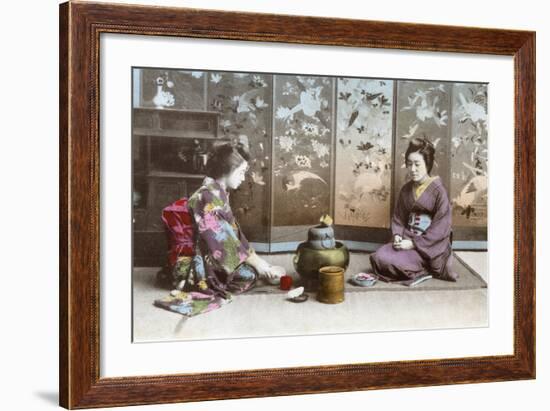 Japanese Tea Ceremony-null-Framed Photographic Print