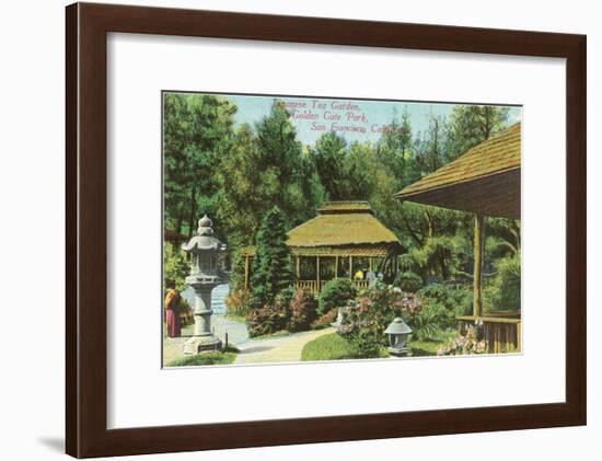 Japanese Tea Garden, Golden Gate Park, San Francisco, California-null-Framed Art Print