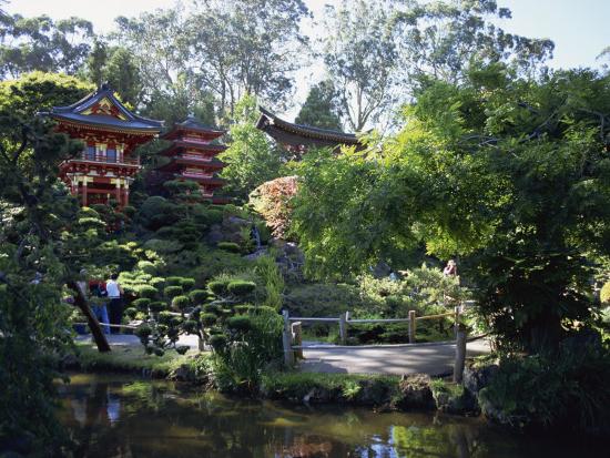 Japanese Tea Garden In The Golden Gate Park San Francisco