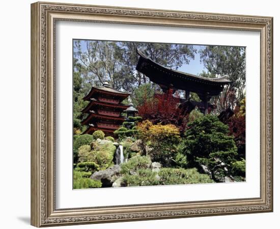 Japanese Tea Garden, San Francisco, California, USA-null-Framed Photographic Print