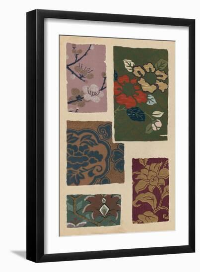 Japanese Textile Design II-null-Framed Art Print