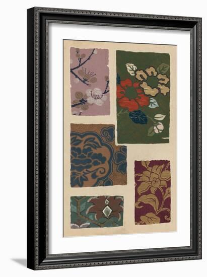 Japanese Textile Design II-null-Framed Art Print