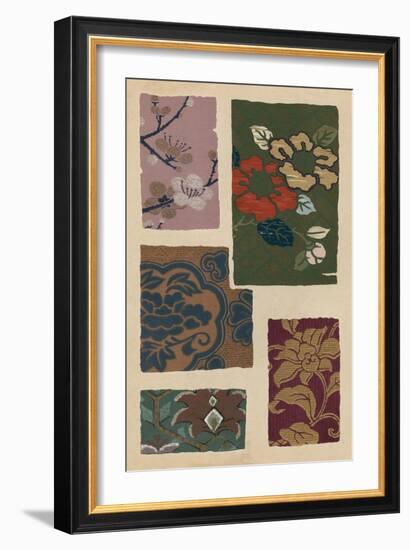 Japanese Textile Design II-null-Framed Art Print