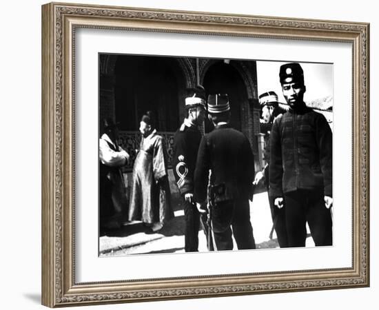 Japanese Troops, Korea, 1900-null-Framed Giclee Print