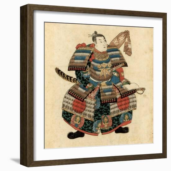 Japanese Warlord Minamoto No Yoritomo, 1845-Utagawa Kuniyoshi-Framed Giclee Print