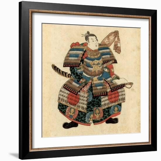 Japanese Warlord Minamoto No Yoritomo, 1845-Utagawa Kuniyoshi-Framed Giclee Print