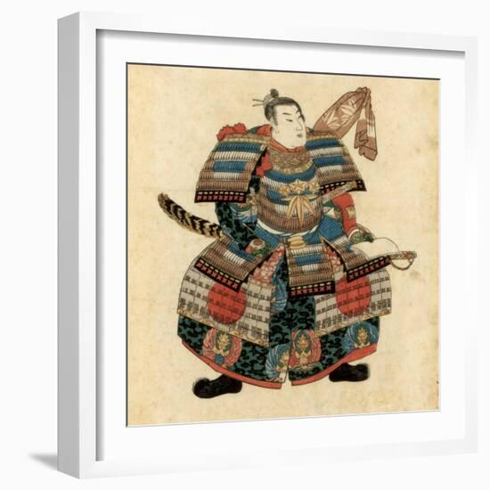 Japanese Warlord Minamoto No Yoritomo, 1845-Utagawa Kuniyoshi-Framed Giclee Print