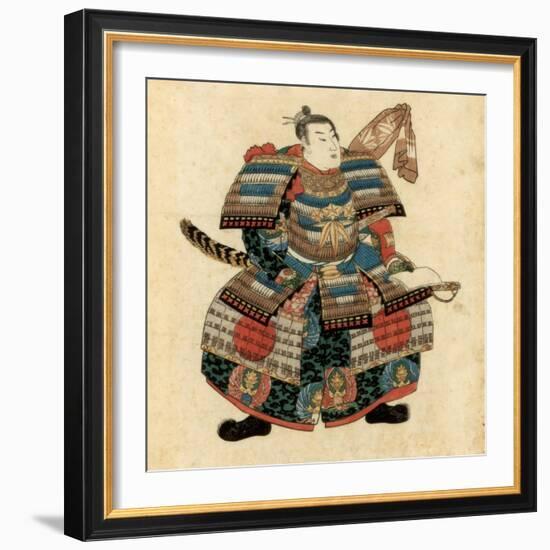 Japanese Warlord Minamoto No Yoritomo, 1845-Utagawa Kuniyoshi-Framed Giclee Print