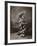 Japanese Woman Carrying Baby on Her Back-null-Framed Photographic Print