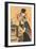 Japanese Woodblock, Cooking-null-Framed Premium Giclee Print