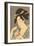 Japanese Woodblock, Lady with Fish-null-Framed Art Print