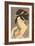 Japanese Woodblock, Lady with Fish-null-Framed Art Print