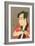 Japanese Woodblock, Man's Portrait-null-Framed Art Print