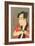 Japanese Woodblock, Man's Portrait-null-Framed Art Print