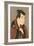 Japanese Woodblock, Man's Portrait-null-Framed Art Print