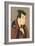 Japanese Woodblock, Man's Portrait-null-Framed Art Print