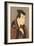 Japanese Woodblock, Man's Portrait-null-Framed Art Print