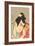 Japanese Woodblock, Man's Portrait-null-Framed Art Print