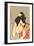 Japanese Woodblock, Man's Portrait-null-Framed Art Print