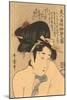 Japanese Woodblock, Nude Geisha-null-Mounted Art Print