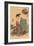 Japanese Woodblock, Woman Dressing-null-Framed Art Print