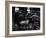 Japanese Worker Cutting Steel Pipe W. Huge Power Saw at Yawata Steel Mill-Margaret Bourke-White-Framed Photographic Print