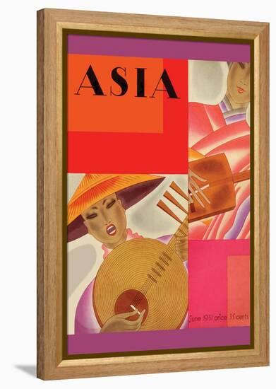 Japanese-Frank Mcintosh-Framed Stretched Canvas