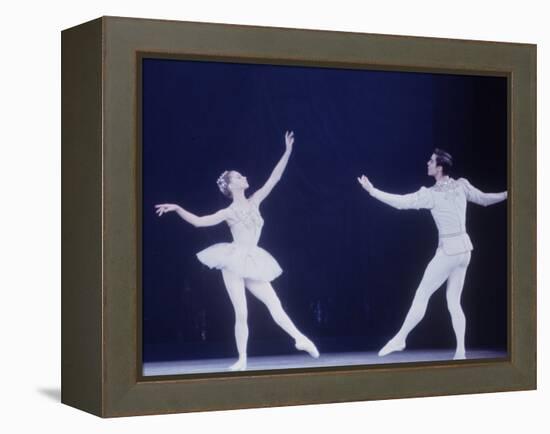 Jaques D'Amboise Dancing "Diamonds" Sequence with Suzanne Farrell, Balanchine's Ballet "The Jewels"-Art Rickerby-Framed Premier Image Canvas