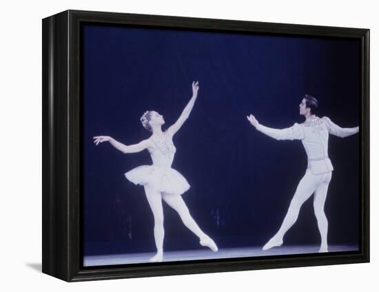 Jaques D'Amboise Dancing "Diamonds" Sequence with Suzanne Farrell, Balanchine's Ballet "The Jewels"-Art Rickerby-Framed Premier Image Canvas