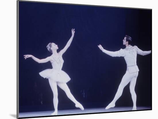 Jaques D'Amboise Dancing "Diamonds" Sequence with Suzanne Farrell, Balanchine's Ballet "The Jewels"-Art Rickerby-Mounted Premium Photographic Print