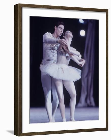 Jaques D'Amboise Dancing "Diamonds" Sequence with Suzanne Farrell, Balanchine's Ballet "The Jewels"-Art Rickerby-Framed Premium Photographic Print